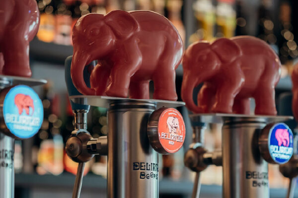 Colunas de cerveja Delirium
