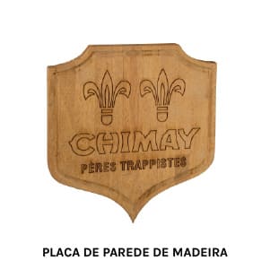 placa-de-parede-de-madeira-chimay Chimay de parede de madeira